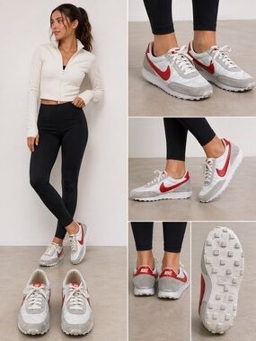 Nike Daybreak-Type CK2351-108 White Red Retro Sneakers Women’s Size 9